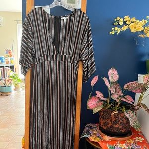 Amuse Society Maxi Black Dress Sz M